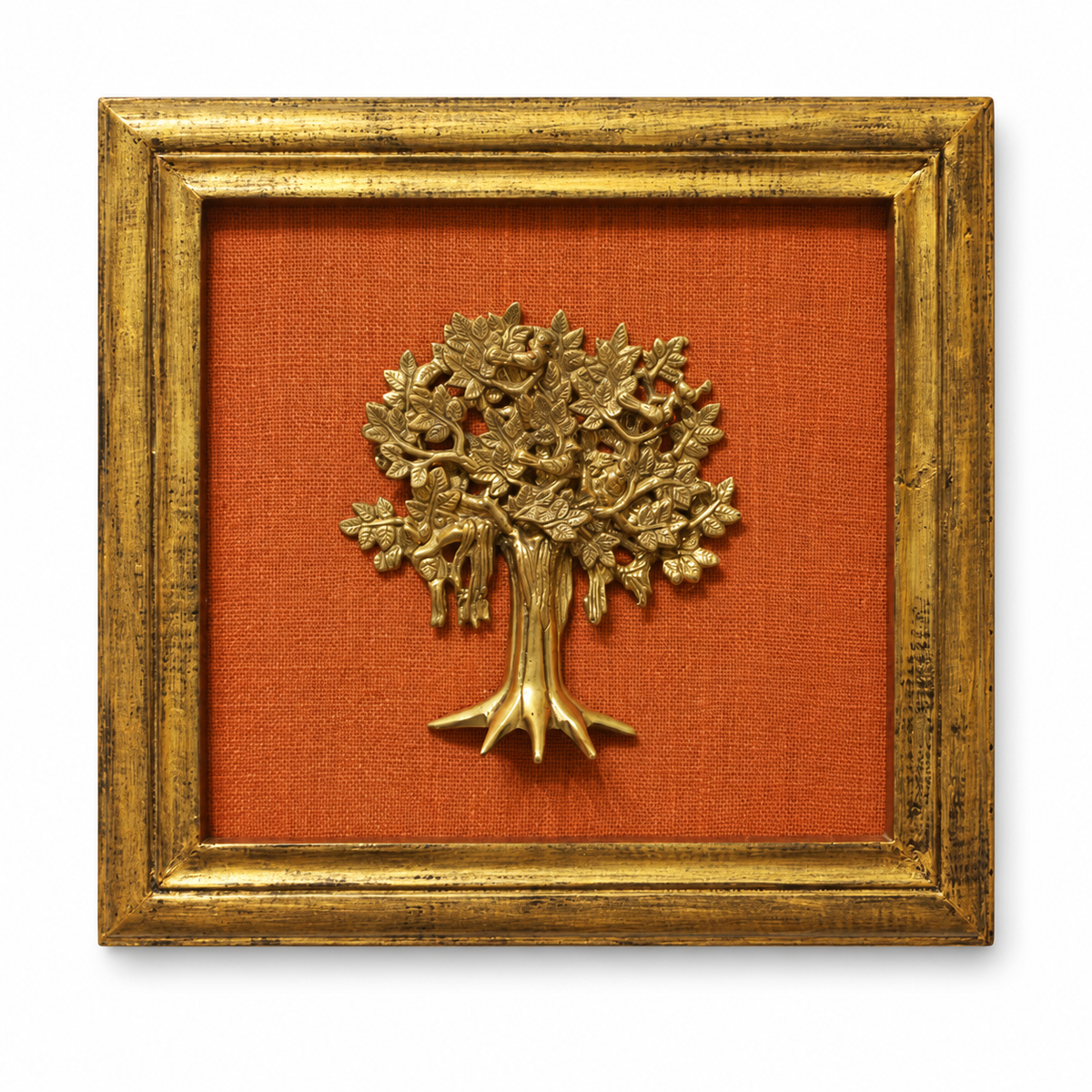 Handcrafted Bodhi Tree Brass Artefact Frame styled wall creative – hoWme