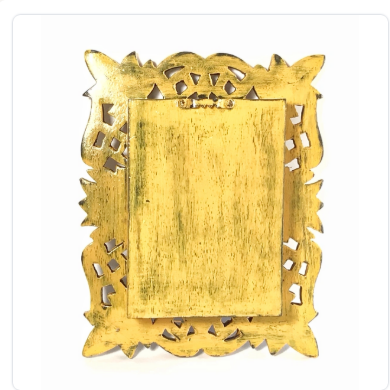 Handcrafted Carved wooden frame box back view for wall décor – hoWme