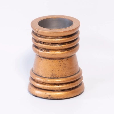 Handcrafted Copper wooden decorative candle stand without candle – hoWme