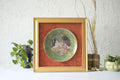 Decorative glass plate mounted on a handcrafted wooden frame for wall décor – hoWme