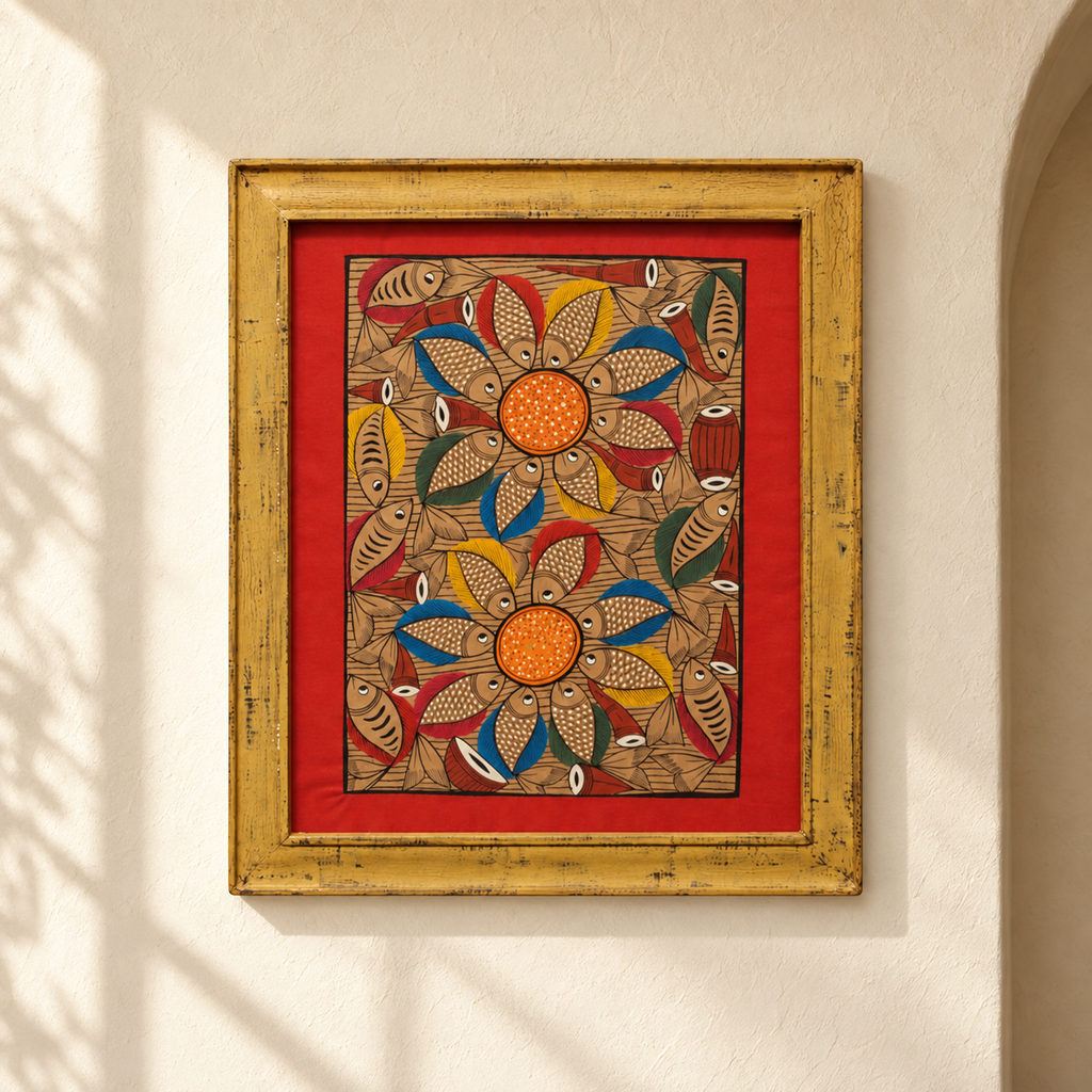 Handcrafted folk art painting for wall décor – hoWme