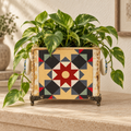 Handcrafted decoupage planter for table or shelf décor – hoWme