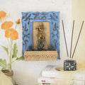 Handcrafted Wooden frame box with brass Krishna artefact for wall décor – hoWme