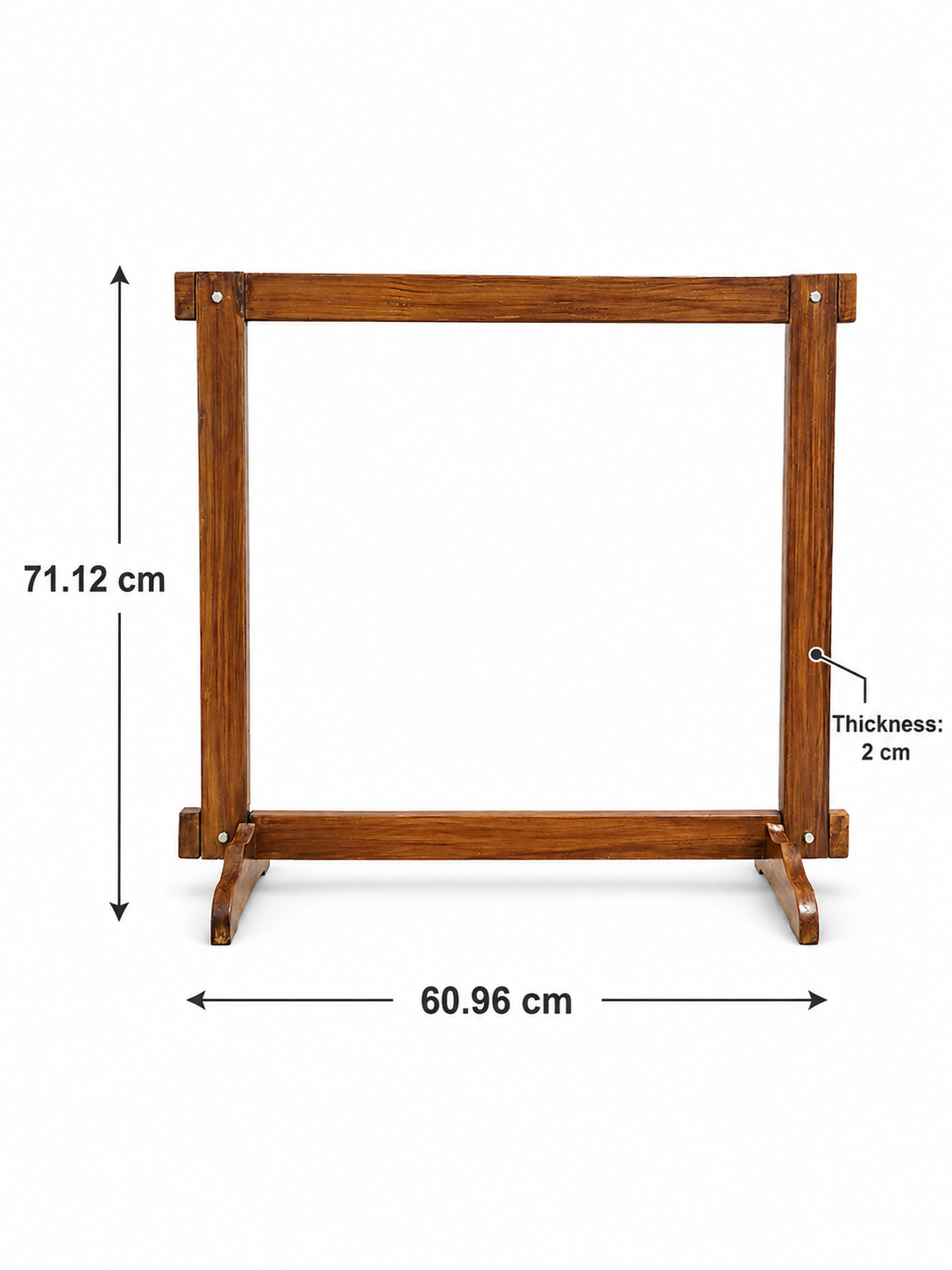 Handcrafted Wooden festive display frame dimensions in centimetres – hoWme